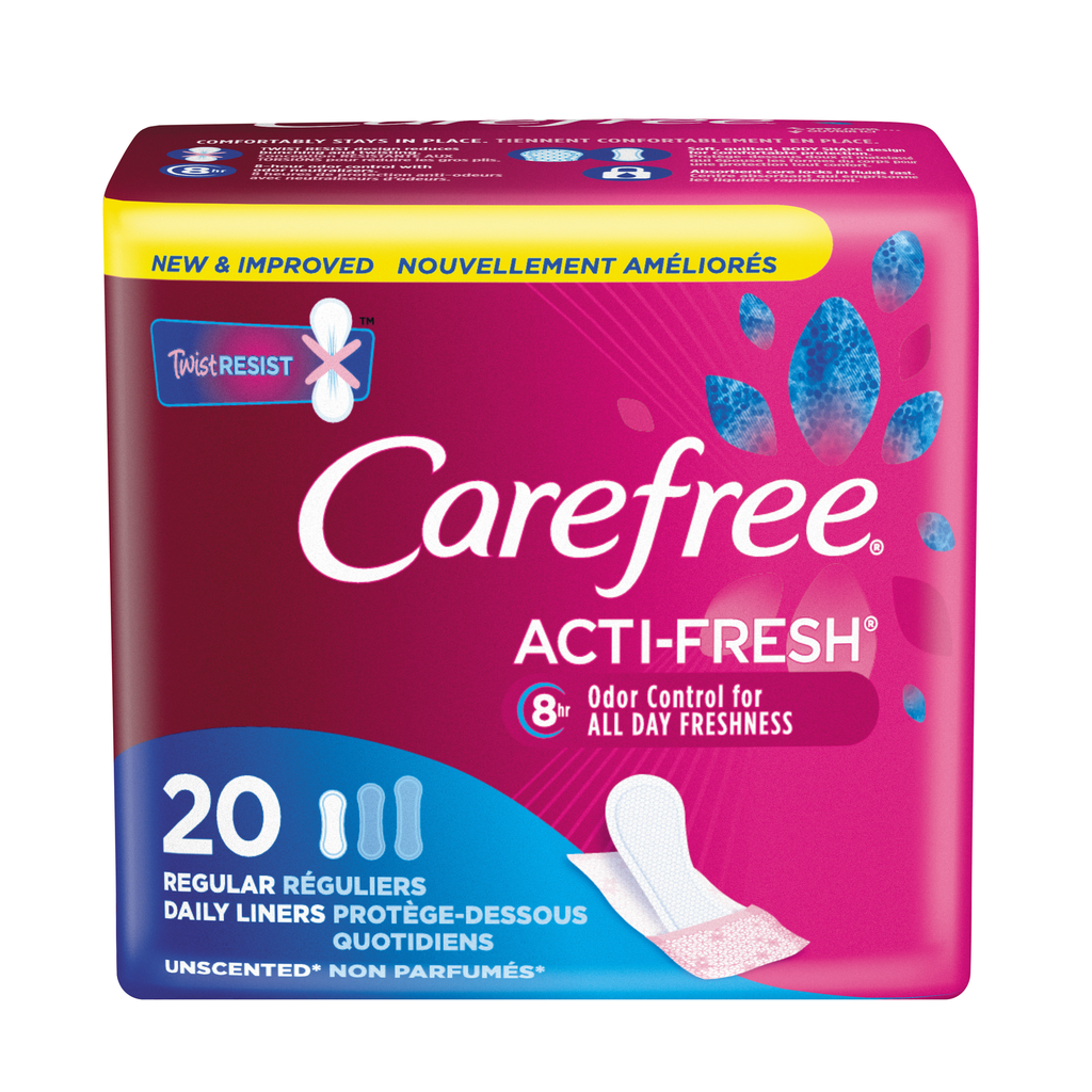 Carefree Panty Shield Regular Body Shape IFW Unscented 20's