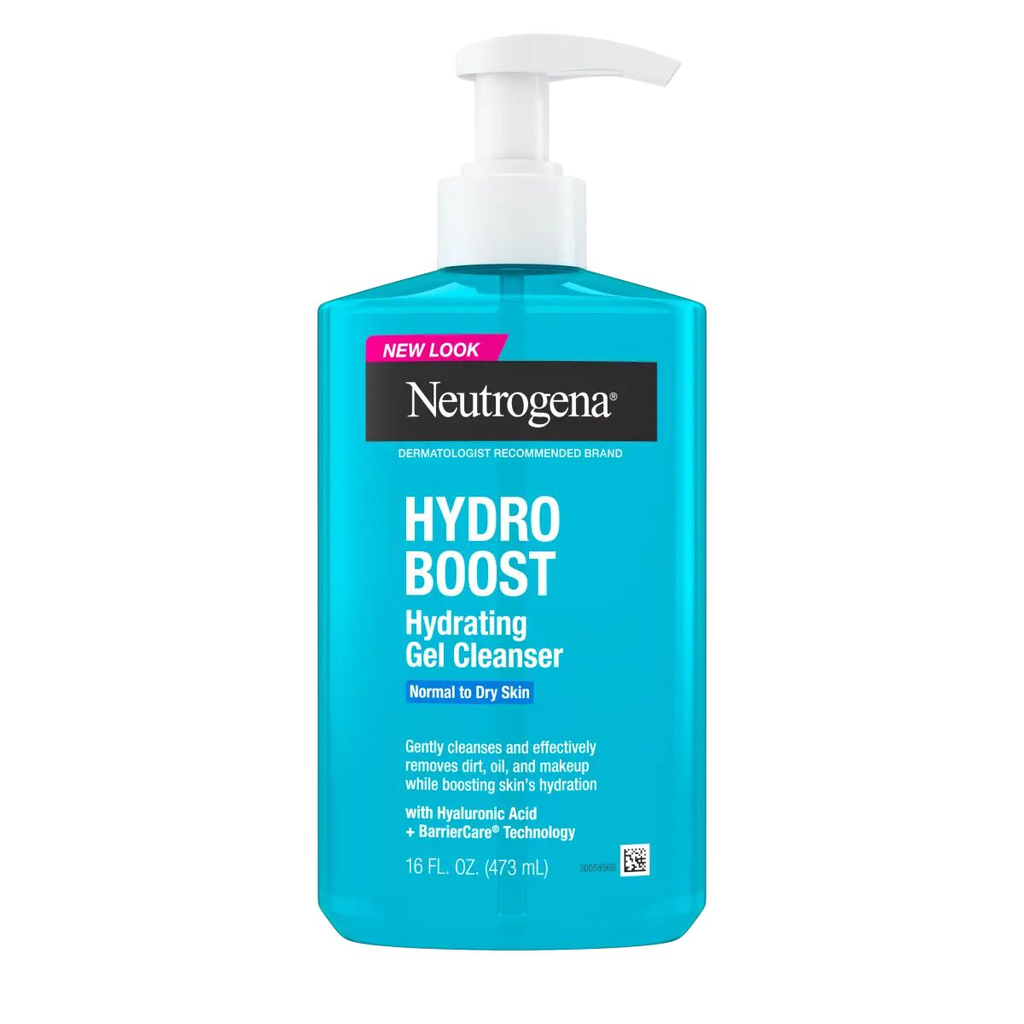 NEUTROGENA HYDRO BOOST GEL FACIAL CLEANSER 7.8 FL. 65.85 OZ(PUMP)