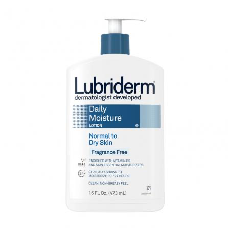 LUBRIDERM DAILY MOISTURE NORMAL-DRY FRAGRANCE FREE 16OZ
