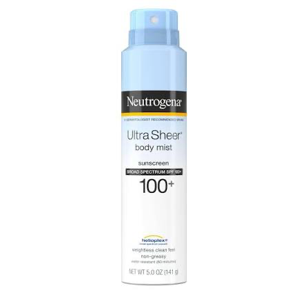 NEUT ULTRA SHEER BODY MIST SPRAY SUNSCREEN SPF 70 5OZ