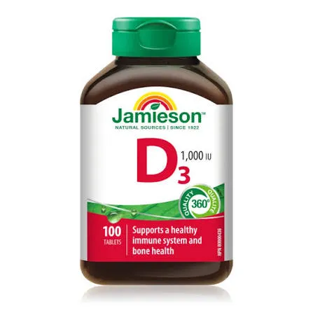 JAMIESON VITAMIN D 1000IU (100)