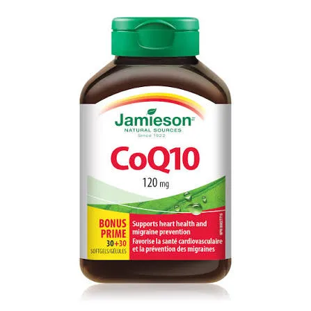 JAMIESON COQ10 120MG BONUS (30+30)