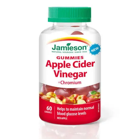 JAMIESON APPLE CIDER VINEGAR CHROMIUM GUMMIES (60)