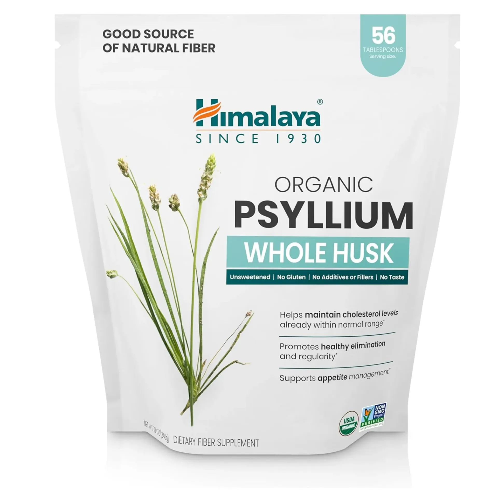 HIMALAYA ORG PSYLLIUM WHOLE HUSK 340G