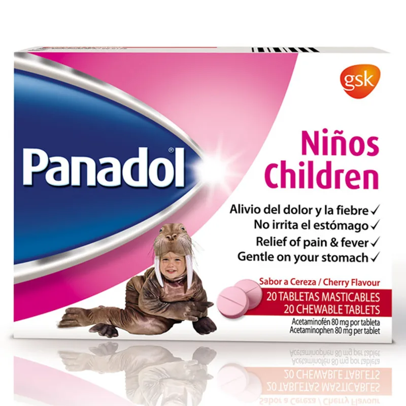 Panadol Children Chewable Tablets 20's