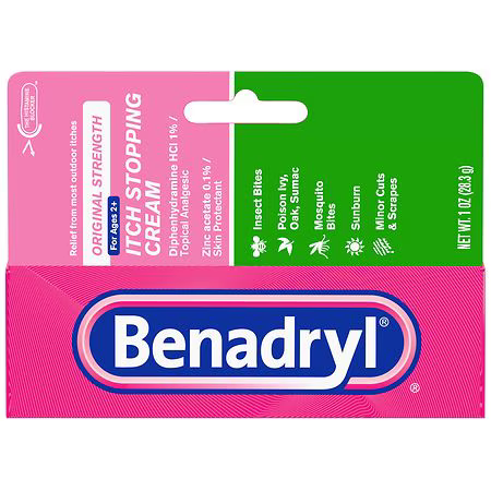 Benadryl Topical Itch Stopping Cream 1oz
