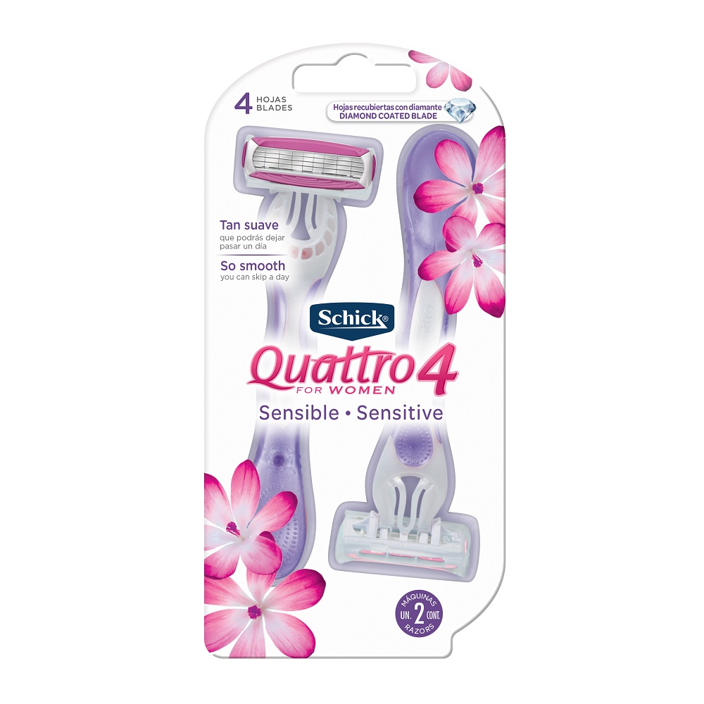 Schick Quattro 4 You Delicate 2ct Female