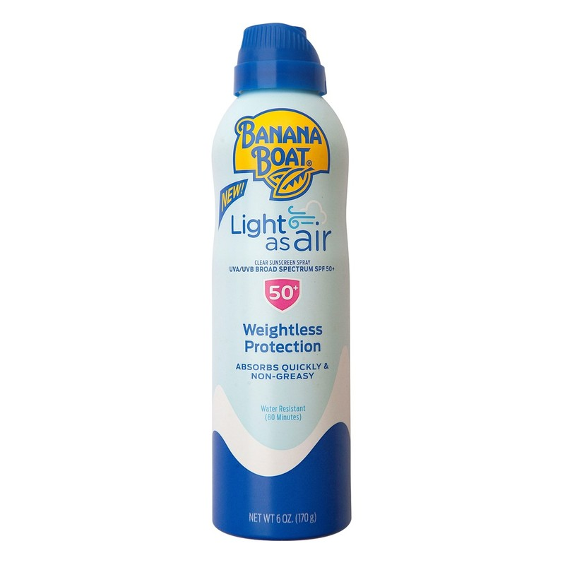 Banana Boat Light As Air Sunscreen Spray SPF 50+ 6oz