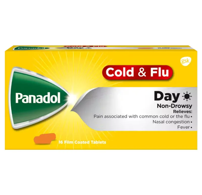 Panadol Cold + Flu Day Non Drowsy 16's